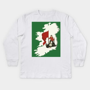Socialist Ireland Design Kids Long Sleeve T-Shirt